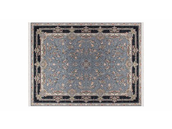 تصویر فرش پاتریس طرح پیچک رنگ طوسی 1200 شانه